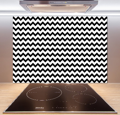 Kitchen splashback Zigzags