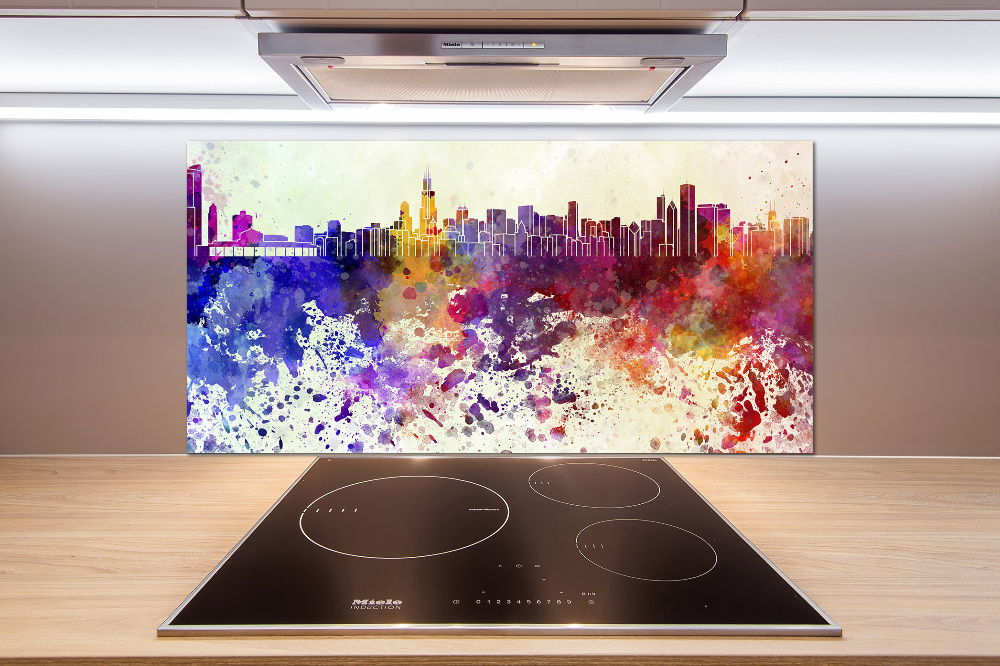 Cooker splashback Colorful chicago