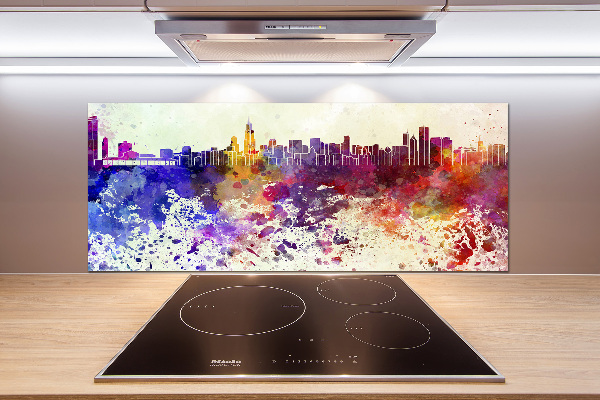 Cooker splashback Colorful chicago