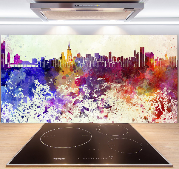 Cooker splashback Colorful chicago