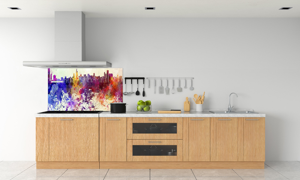 Cooker splashback Colorful chicago