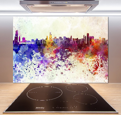 Cooker splashback Colorful chicago