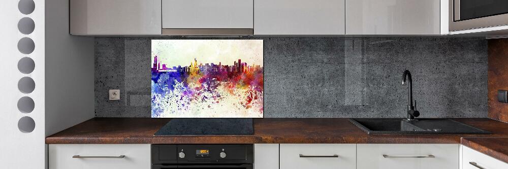 Cooker splashback Colorful chicago