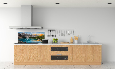 Kitchen wall panels Lake in the mountains