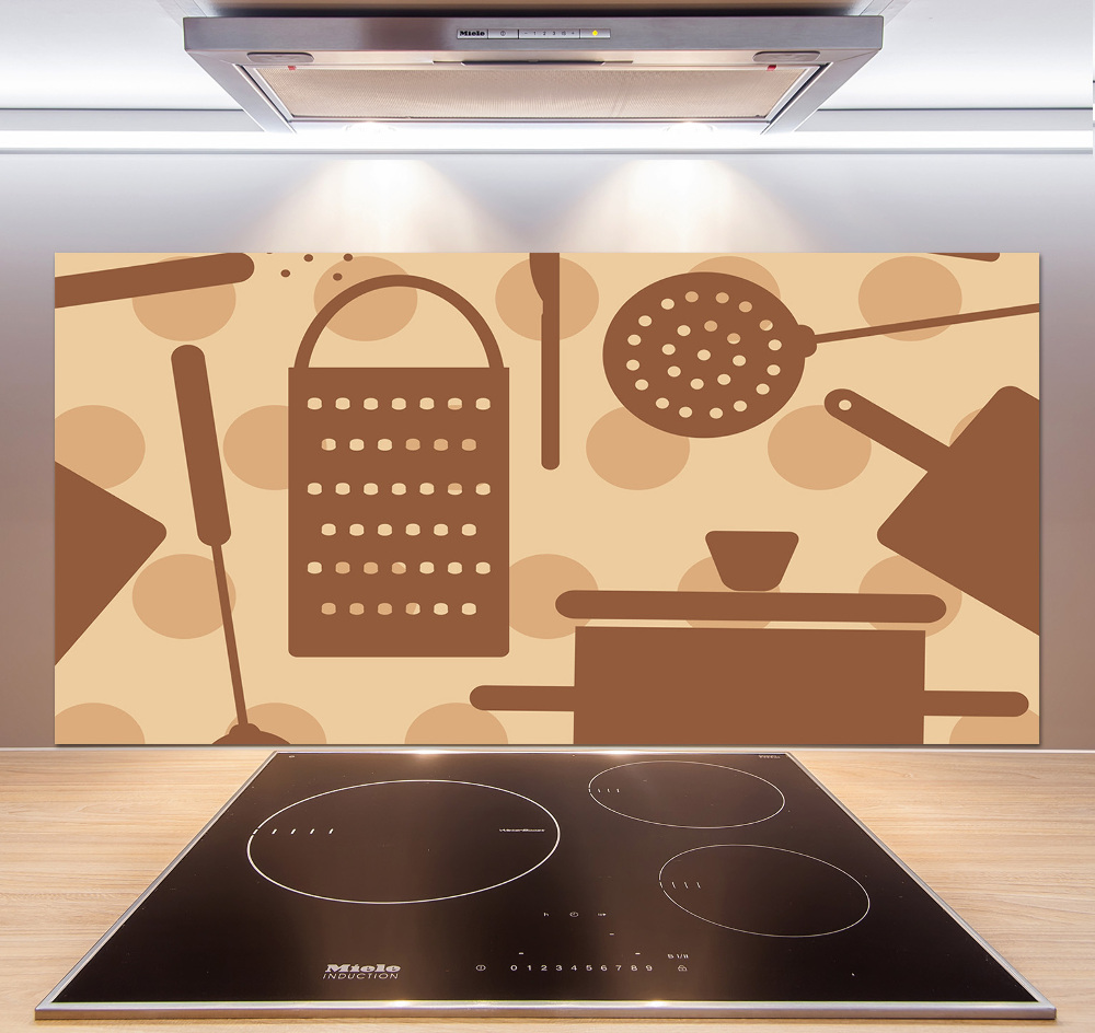 Cooker splashback Kitchen tools