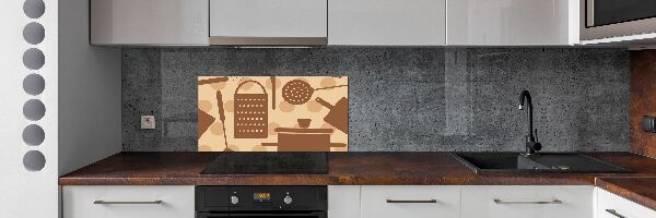 Cooker splashback Kitchen tools