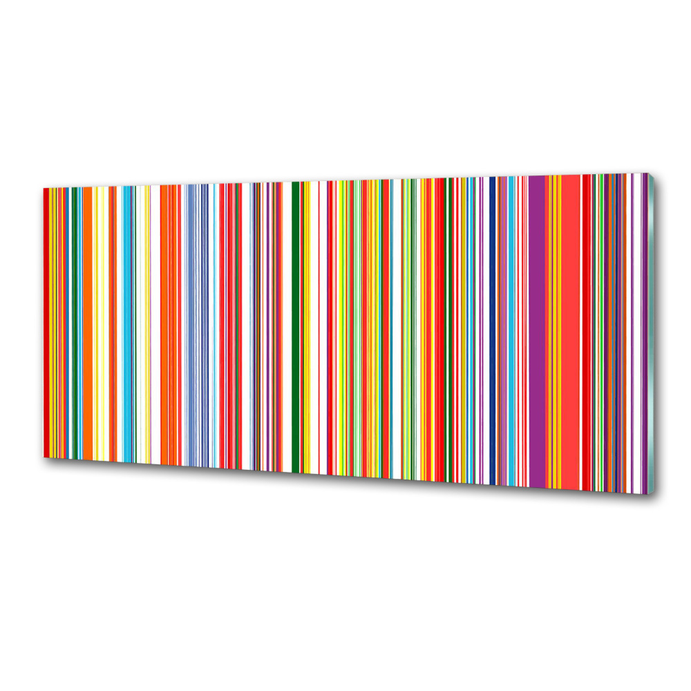 Kitchen splashback Colorful stripes