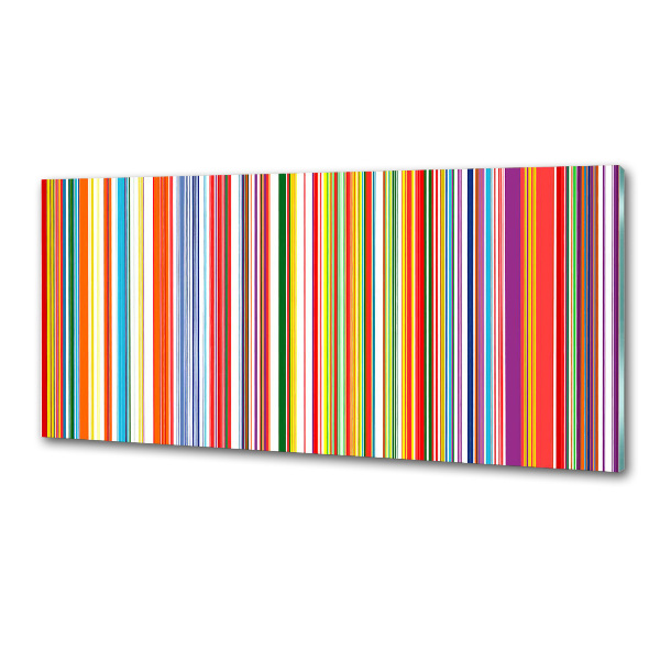 Kitchen splashback Colorful stripes