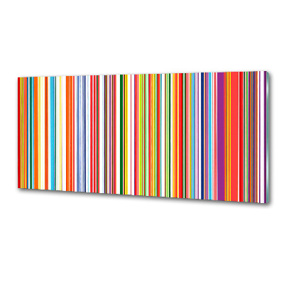 Kitchen splashback Colorful stripes