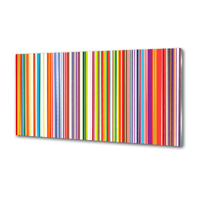 Kitchen splashback Colorful stripes