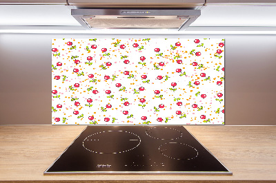 Cooker splashback Cherry