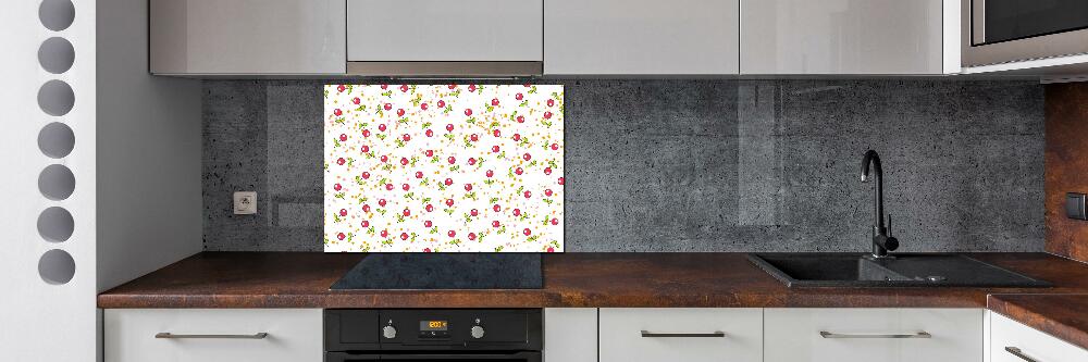 Cooker splashback Cherry