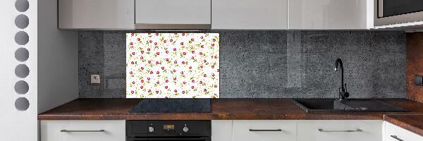 Cooker splashback Cherry