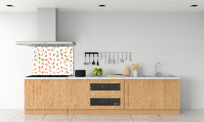 Cooker splashback Cherry