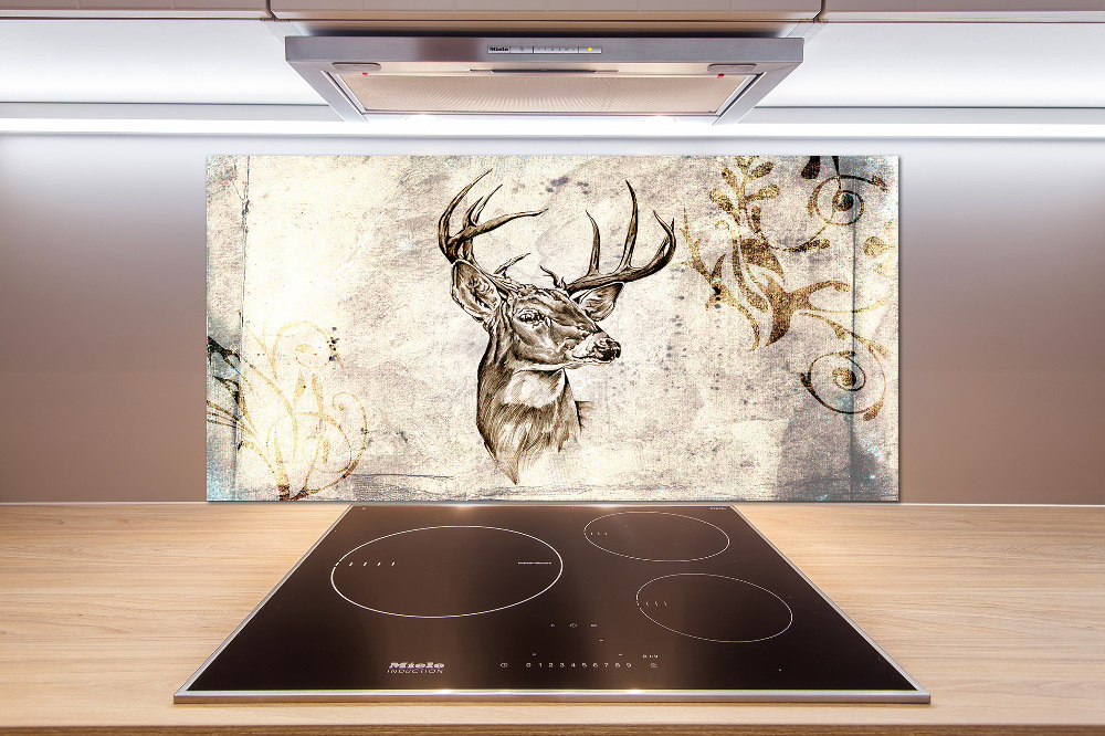 Kitchen splashback Deer