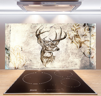 Kitchen splashback Deer