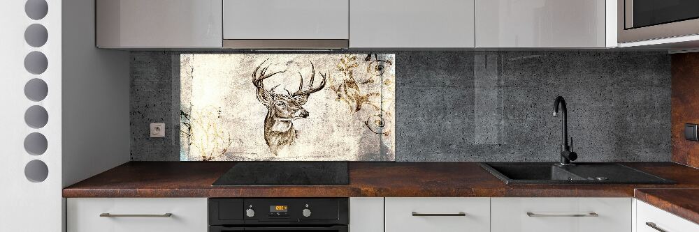 Kitchen splashback Deer