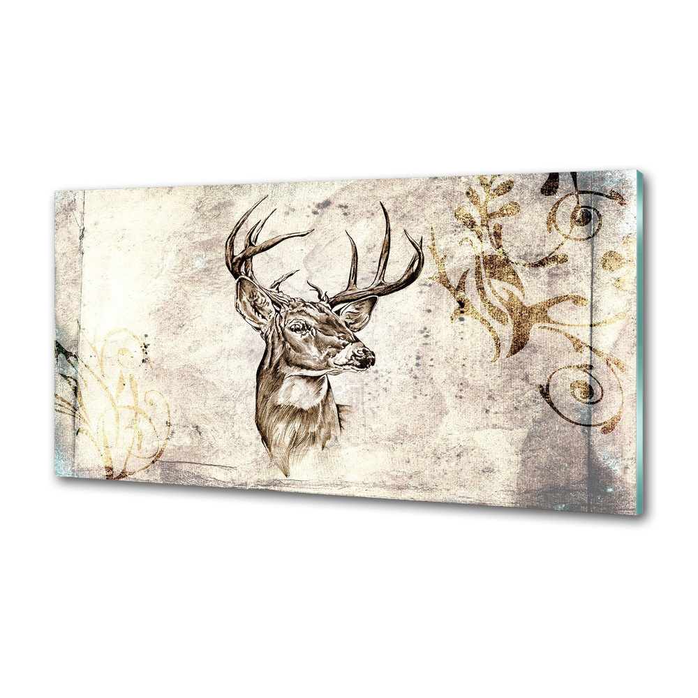 Kitchen splashback Deer