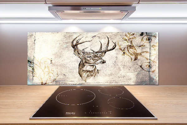 Kitchen splashback Deer