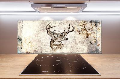 Kitchen splashback Deer