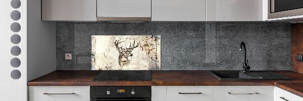 Kitchen splashback Deer