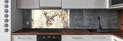 Kitchen splashback Deer