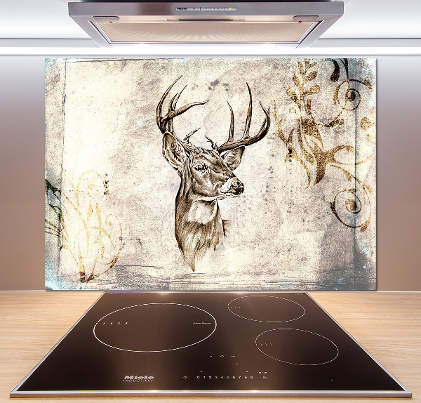 Kitchen splashback Deer