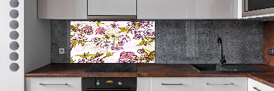 Cooker splashback Cherry blossoms