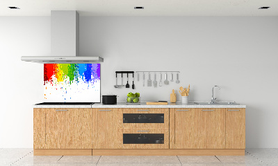 Kitchen splashback Rainbow spots