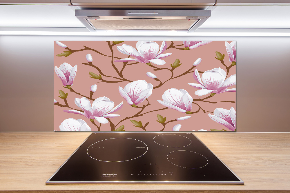 Cooker splashback Magnolia