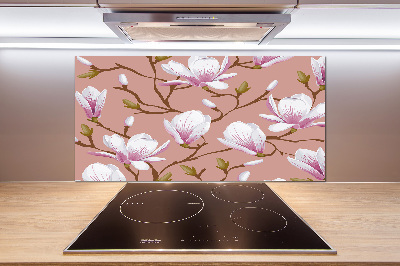 Cooker splashback Magnolia