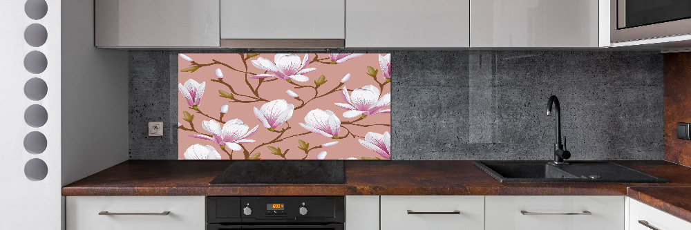 Cooker splashback Magnolia