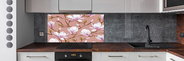Cooker splashback Magnolia