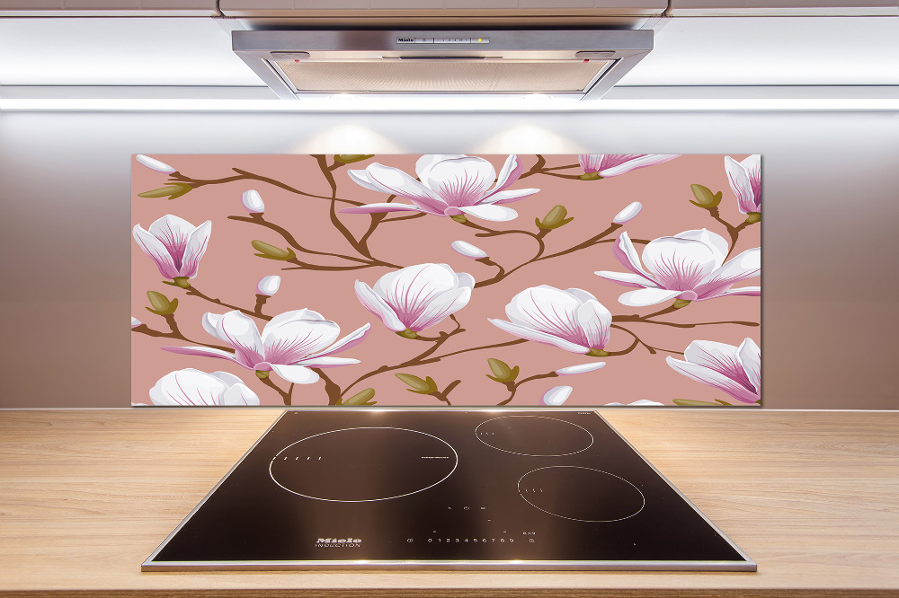 Cooker splashback Magnolia