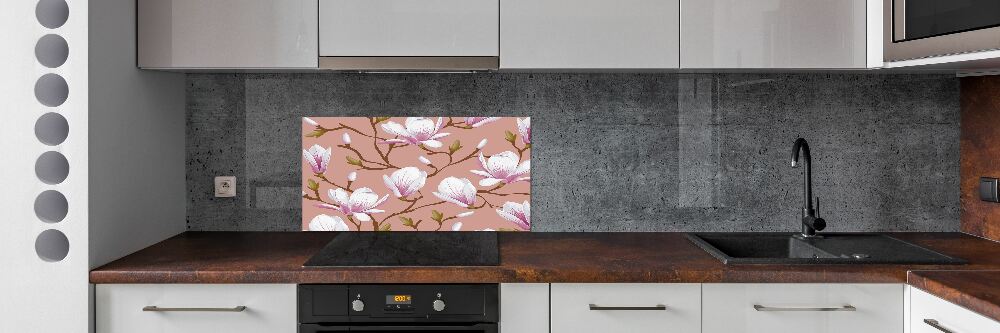 Cooker splashback Magnolia