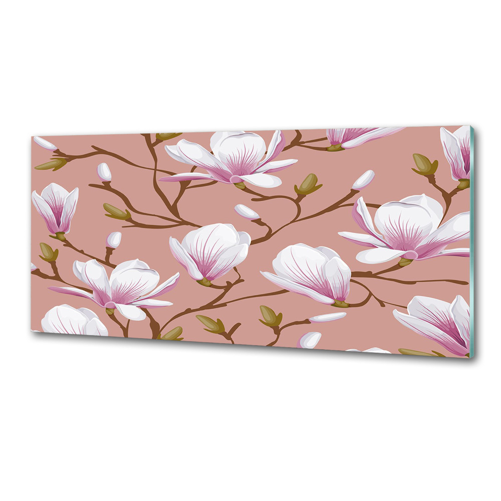 Cooker splashback Magnolia