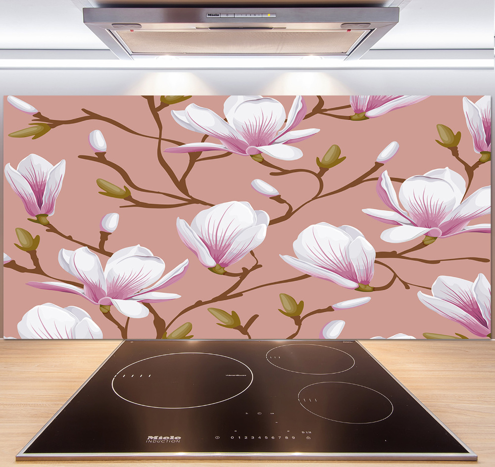 Cooker splashback Magnolia