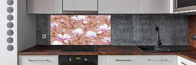 Cooker splashback Magnolia