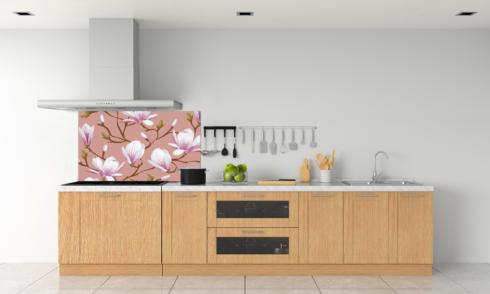 Cooker splashback Magnolia