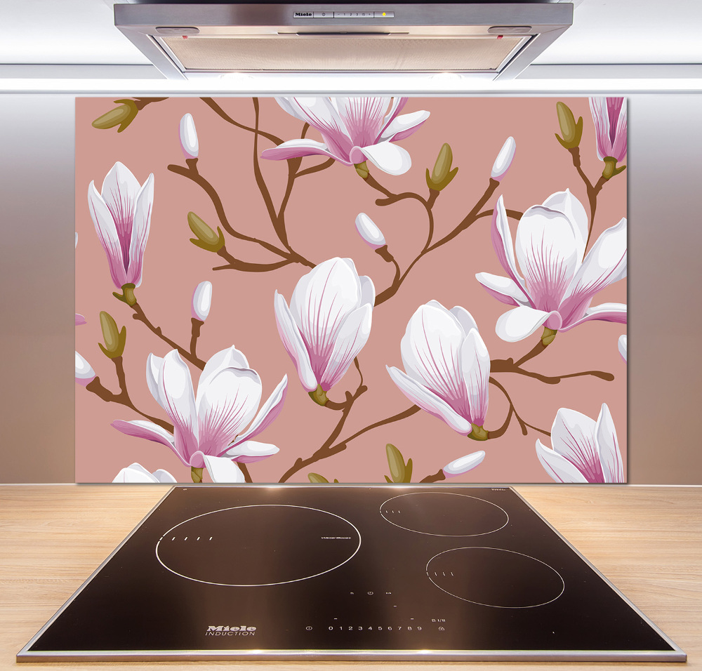 Cooker splashback Magnolia