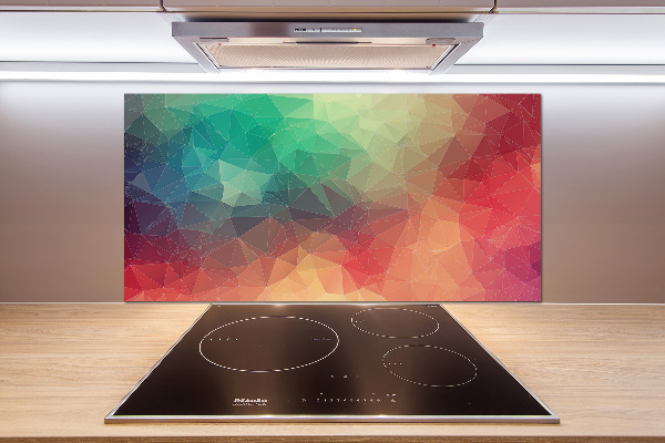 Kitchen splashback Geometric background