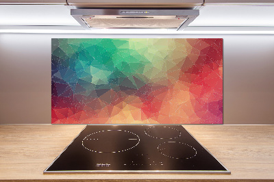 Kitchen splashback Geometric background