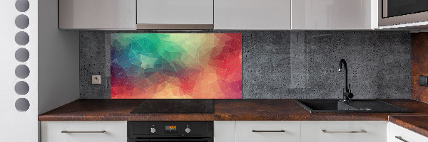 Kitchen splashback Geometric background