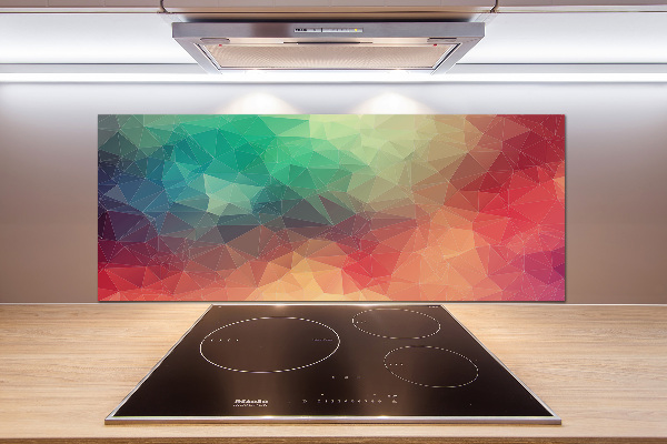 Kitchen splashback Geometric background