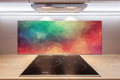 Kitchen splashback Geometric background