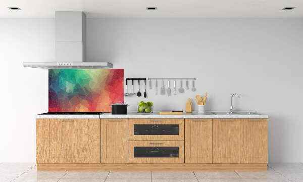 Kitchen splashback Geometric background