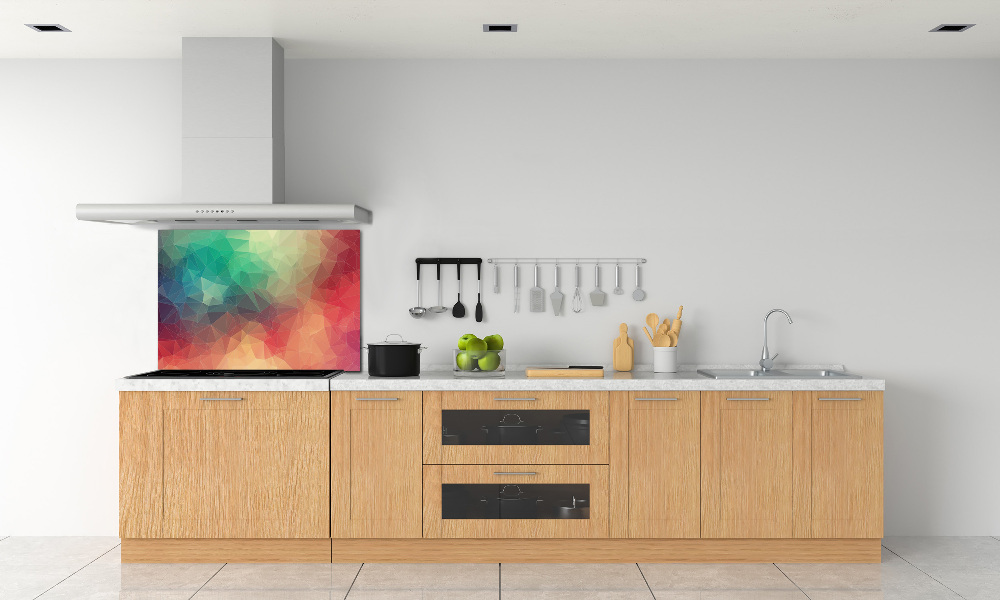 Kitchen splashback Geometric background