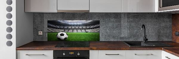 Cooker splashback Ball at the stadium