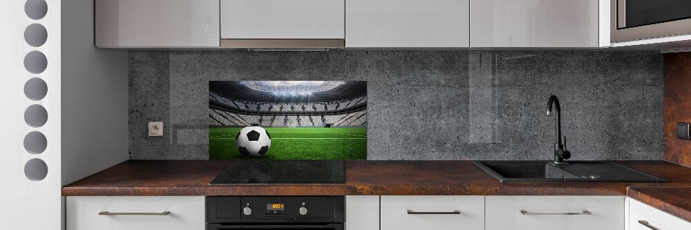 Cooker splashback Ball at the stadium