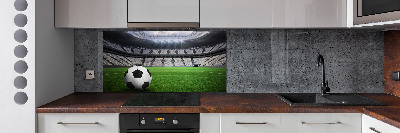 Cooker splashback Ball at the stadium